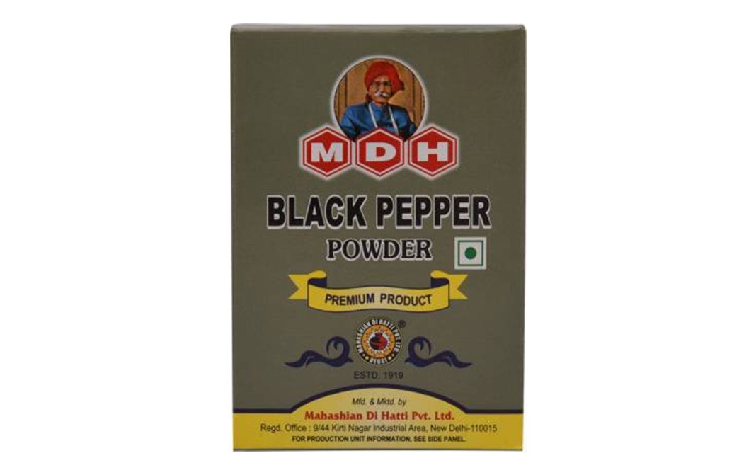 MDH Black Pepper Powder    Box  50 grams